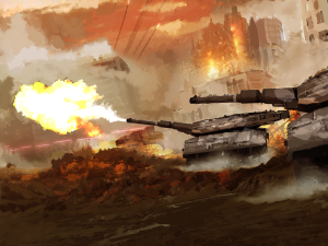 Polyversal Add-On: M-83 Curtiss 3x Miniatures with Tile